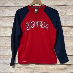 Nike Los Angelos Angels Red and Black Therma-Fit Pullover